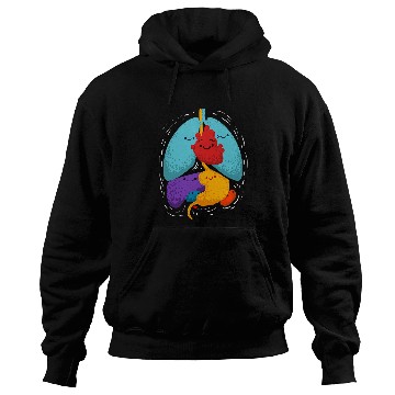 Discover Inner Organs Anatomy Gift For A medicals Student Hoodies