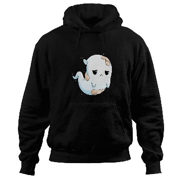Discover Sad ghosts Halloween Costume Unhappy ghosts Boo Boo Crew Hoodies