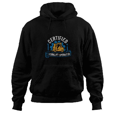 Discover Certified Forklift Operator Driver Warehouse Worker Men Hoodies