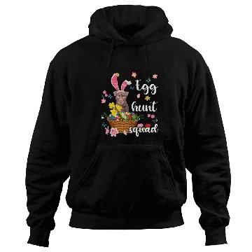 Discover Patterdale Terrier Happy Easter Day Easter Colorful Egg Hunt Hoodies