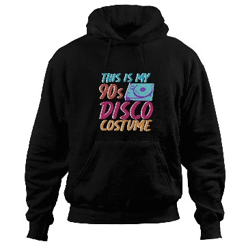 Discover 90s Vinyl Disco Music Costume Party 1990s Retro Nineties Hoodies