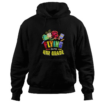 Discover Flying Into 4th Grade Ladybug Back To School First Day Cute Hoodies