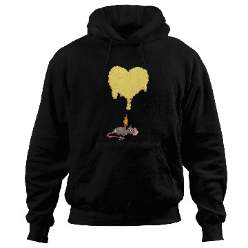 Discover Funny Cheese Mouse Fondue Art Hoodies