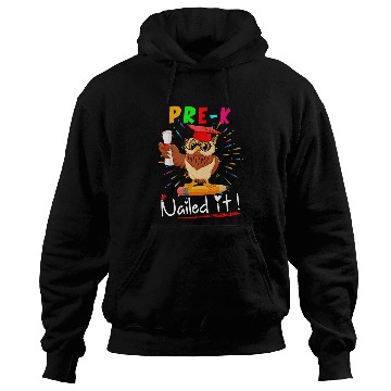 Discover PreK Nailed It Cute Owl Pencil Student Graduation Lover Hoodies