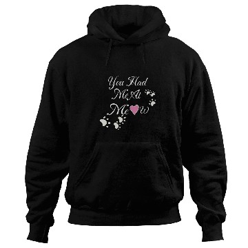 Discover Cat Lovers Paw Prints You Had Me At Meow Hoodies