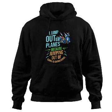 Discover Skydiving Gift Parachuting Skydiving Gift Parachute Jump Hoodies