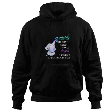 Discover Elephant suicides Ribbon suicides Prevention Awareness Hoodies
