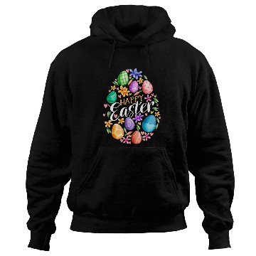 Discover Rabbits Cute Happy Easter Day Easter Eggs Bunny Rabbit Easter Day Hoodies