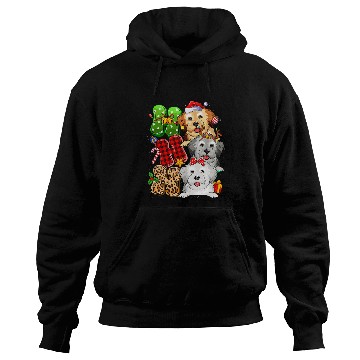 Discover Dog Havanese Christmas Ho Ho Ho Havanese Dog For Dog Lover Funny Xmas Hoodies