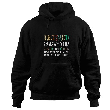 Discover Land Surveyor Retired Hoodies