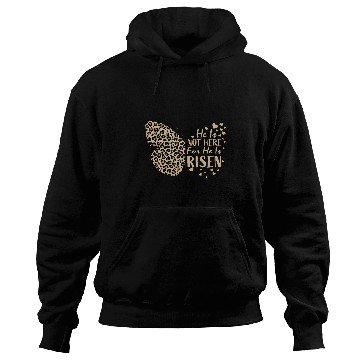 Discover He Is Risen Butterfly Jesus Lovers Easter Christian Cheetah Hoodies