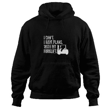 Discover Certified forklift operator fork lift designated driver Hoodies