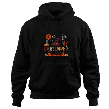 Discover Skeletons Skulls Bartender Halloween Bartender Tools Witch Horror Pumpkins Skull Hoodies