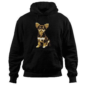 Discover Cute Retro Chihuahua with puppy eyes vintages illustration 1 Hoodies