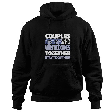 Discover Programmer Couple Programming Software Engineer Coder Hoodies