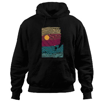 Discover Surf Life Christmas In July Retro Beach Summer Vacation Surfer Hoodies