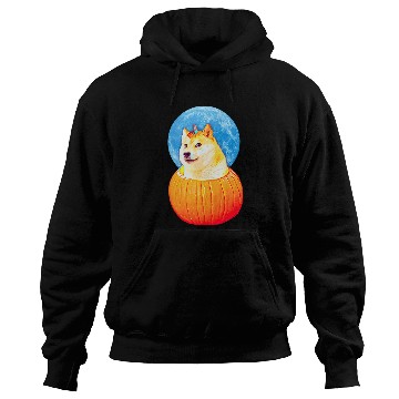 Discover Dog Shiba Inu Halloween Dogecoin Cryptocurrency To the Moon Shiba Inu Meme 371 Hoodies