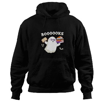 Discover Reading Book Halloween ghosts Reading Books Teacher Librarian Halloween 2 Reader Hoodies
