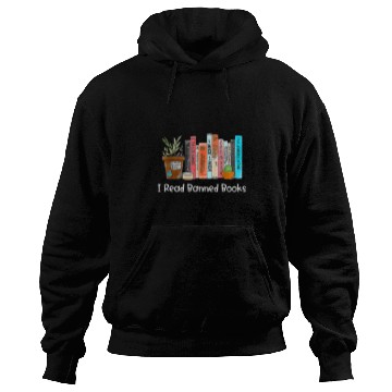 Discover Reading Book I Read Banned Books black cats Reader Bookworm Women Reader Hoodies