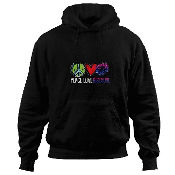 Discover LGBT Pride Peace Love Bisexual Pride Cool Sunflower LGBTQ Proud Bi Hoodies
