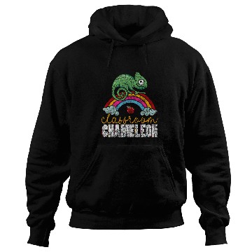 Discover Classroom Chameleon Back To School Class Substitute Teacher Hoodies