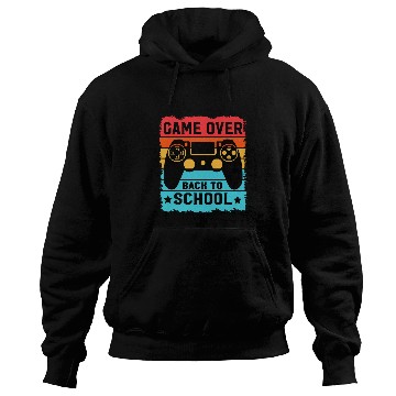 Discover game over back to school for boys Teacher Student Controller 1 Hoodies