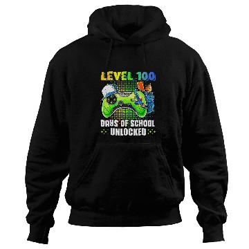 Discover Level 100 Days Of School Unlocked Gamer Video Games Boys 2 Hoodies