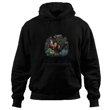 Discover Gardening Plants and chickens 4 Hoodies