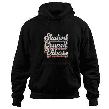 Discover Retro vintages Student Council Vibes School Student Council Hoodies