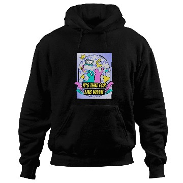 Discover Lab Week Laboratory Tech 90s Theme Technologist Scientist Hoodies