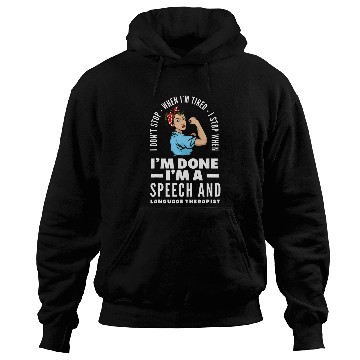 Discover Funny Speech Therapist Speech Language Pathologist SLP Hoodies