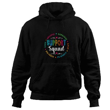 Discover Support Squad Learning Specialist Sped Resource Intervention Hoodies