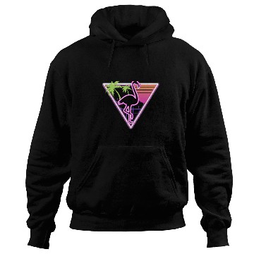 Discover Pink Flamingo Neon pink flamingo vintages Flamingos Hoodies