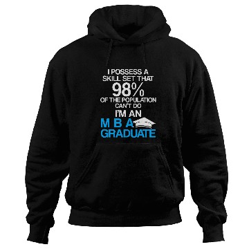 Discover MBA Student Business Degree Graduation 153 Hoodies