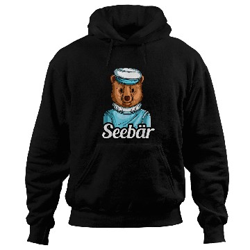 Discover North Germany North German Sailor Captain Sea Bear Hoodies