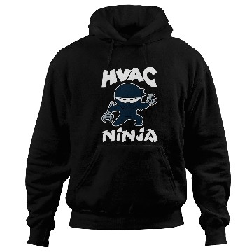 Discover HVAC Tech Design For Ac Repairman HVAC Ninja Hoodies