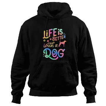 Discover American Foxhound Life is Better with my Dog Mom Dad Hoodies