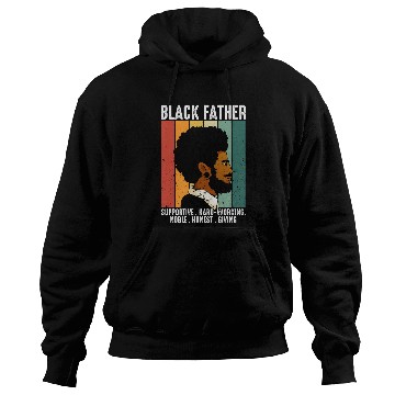 Discover Black Father King Values Afro American Dad Black History Hoodies