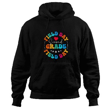 Discover Second Grade Field Day Squad Teacher PE Field Trip Hoodies