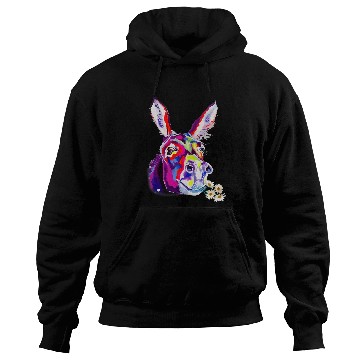 Discover Colored Donkey Colorful Flower Donkey Mom Lovers Hoodies