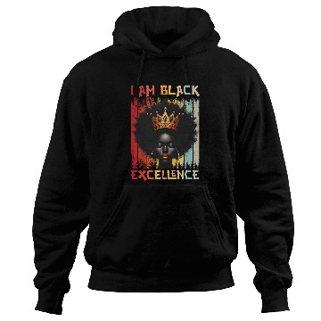 Discover I Am Black Excellence Melanin Queen African American Hoodies