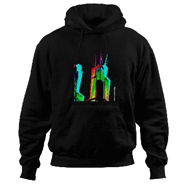 Discover Chicago Willis Tower Sears Tower Color Prism Hoodies