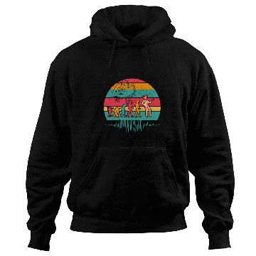 Discover Funny Banjo Vintage Instrumentalist Playing Banjo Evolution Musical Hoodies