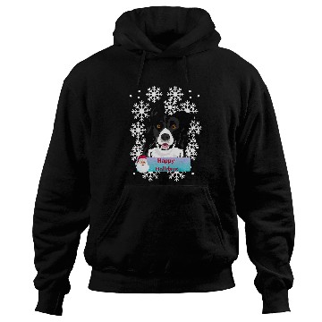 Discover Border Collie Pet Happy Holidays Herding Hoodies