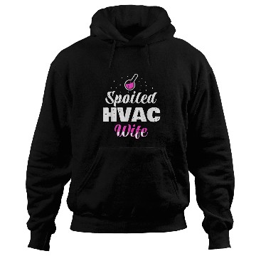 Discover Spoiled HVAC Wife Technician Hoodies