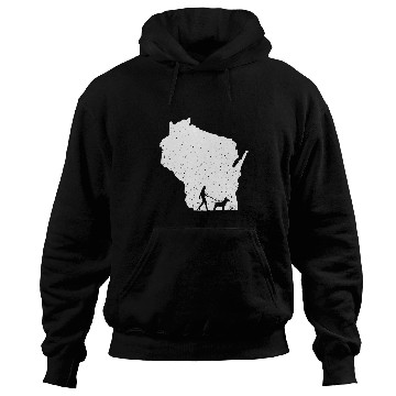 Discover Bull Terrier Pet Walking Wisconsin Hoodies