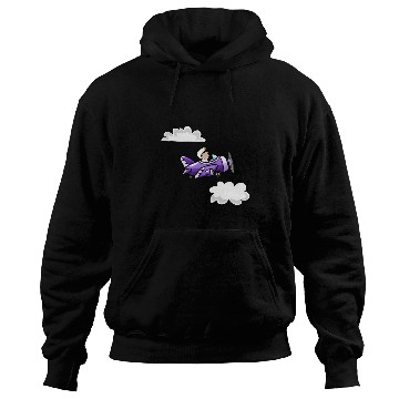 Discover Funny Violin Violet the Baby Pilot Hoodies