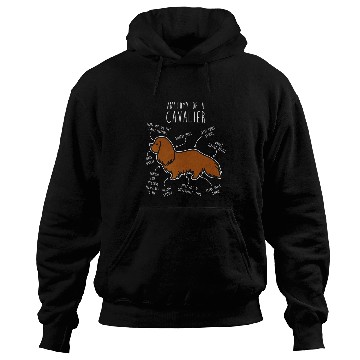 Discover Cavalier Pet Ruby Cavalier King Charles Spaniel Dog Mom Funny Anatomy Hoodies