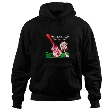 Discover Funny Ukulele Colorful Ukulele Mele Kalikimaka Hawaiian Christmas Holiday Hoodies