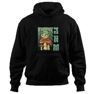 Discover Funny Banjo Frog Swamp Jam Frog Toad Hoodies